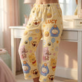 Personalized Pajama Pants with Honey Bear for Movie Fans - Anniversary Gift