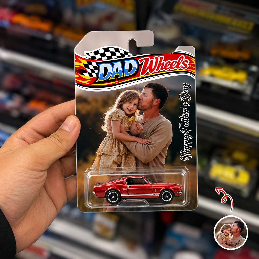 Custom Photo Hot Wheels Car Gift for Dad | Father's Day HN590 - Hot Wheels GradoCreations