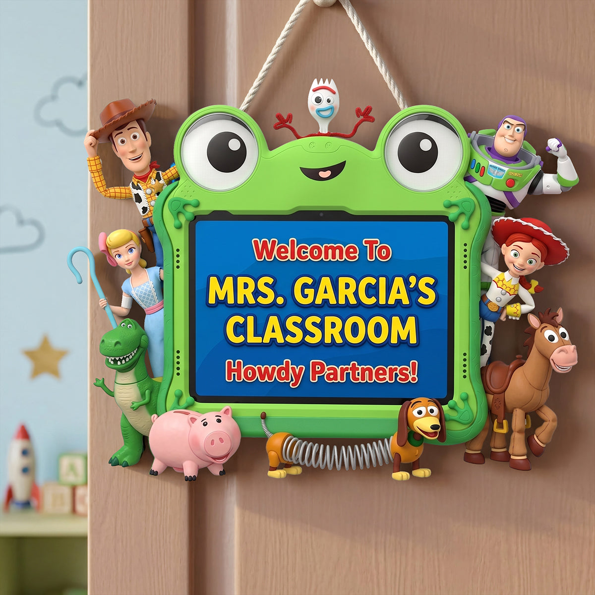 Personalized Custom Shaped Wood Sign for Kids | Back to School Gift