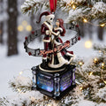 Personalized Christmas Acrylic Ornament for Couple Gift Ornament GradoCreations