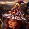 Personalized Quilted Witch Hat Custom Name Halloween Gift Quilt Witch Hat GradoCreations
