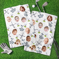 Personalized Photo Golf Towel Gift for Grandpa Golfer HN590 - Golf Towel GradoCreations