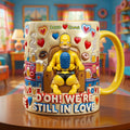 Personalized Accent Mug Gift for Couples - Custom Love Design