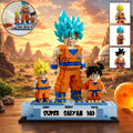 Personalized Super Saiyan Dad Acrylic Plaque Unique Gift