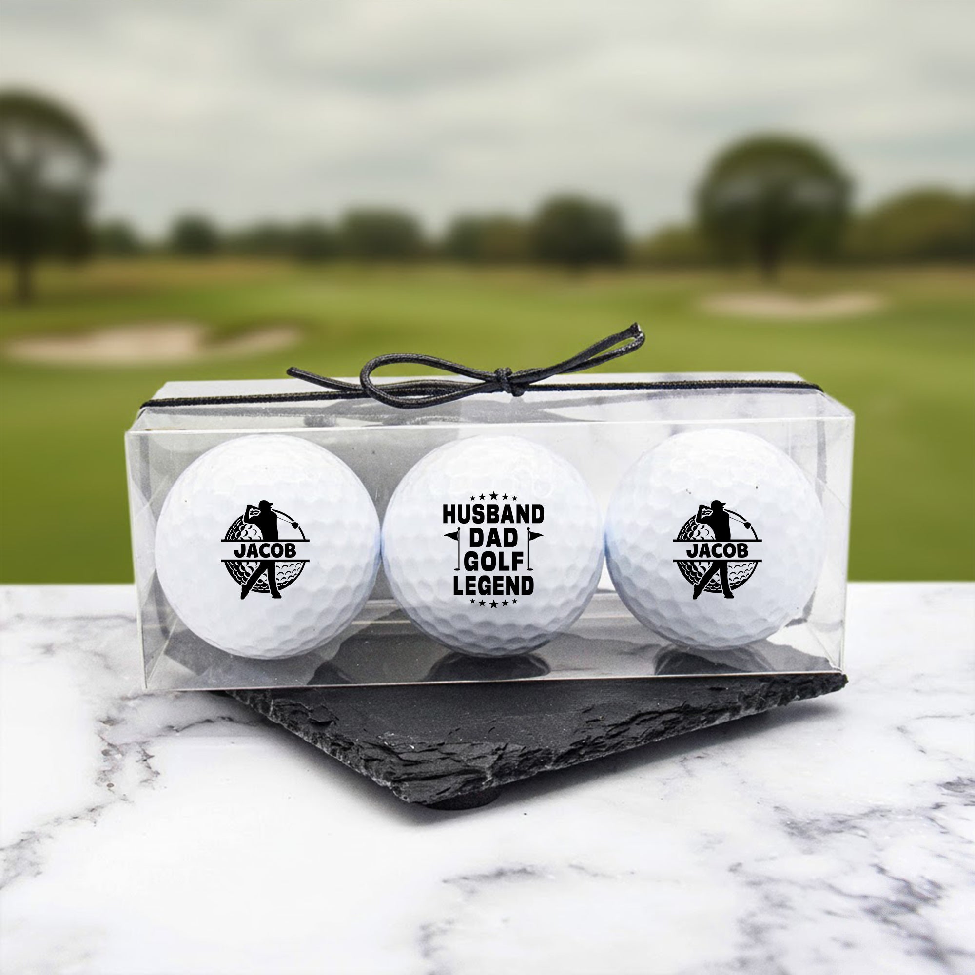 Personalized Golf Ball Custom Gift for Dad Husband Funny HN590 - Golf Ball GradoCreations