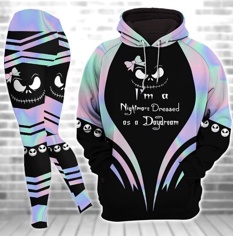 Personalized Hoodie and Leggings Set for Spooky Fans | Halloween & Christmas Gift
