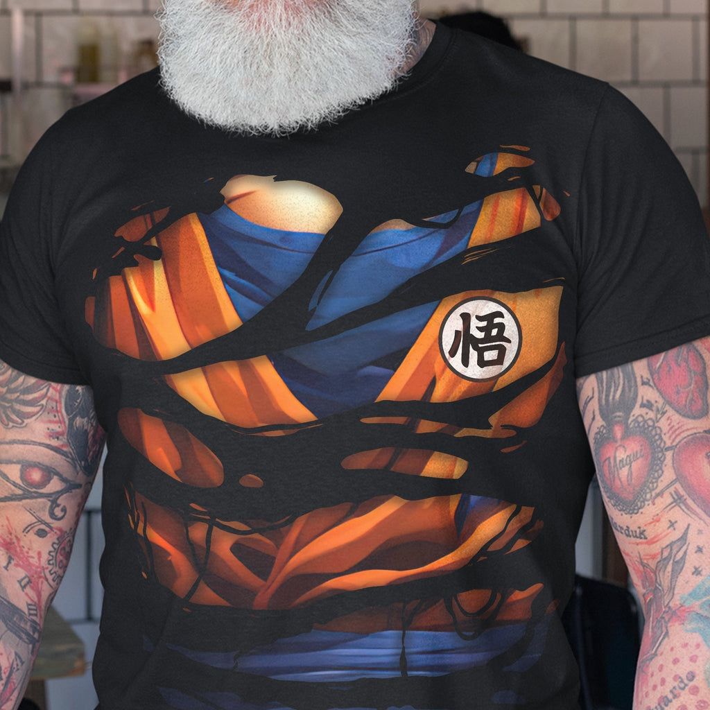Personalized Super Saiyan Dad Shirt Custom Name Gift for Father's Day