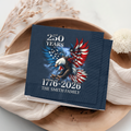 Personalized 250th Anniversary Eagle Napkins Unique Gift HN590 - Napkins GradoCreations