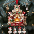 Personalized Acrylic Ornament Custom Family Name Christmas Gift Ornament GradoCreations