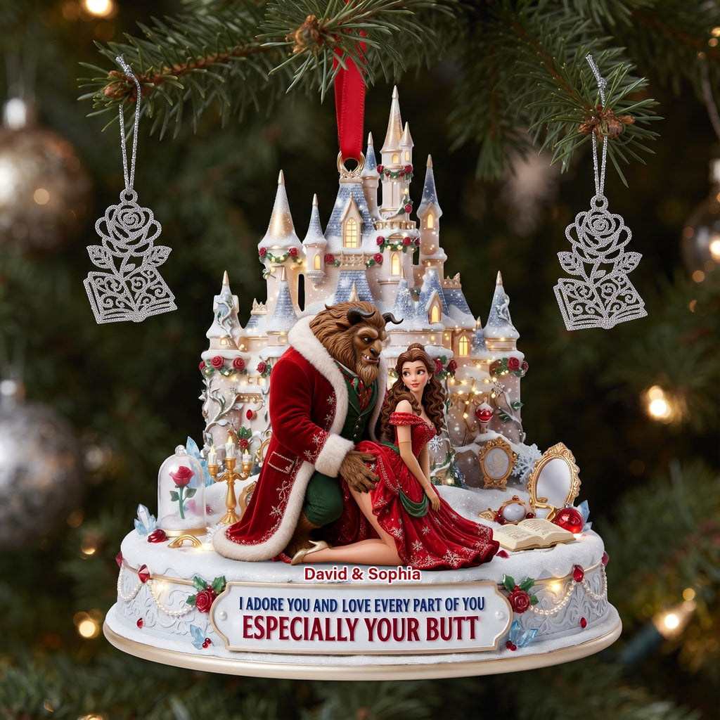 Personalized Funny Romantic Acrylic Ornament Gift for Couple Ornament GradoCreations