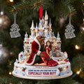 Personalized Funny Romantic Acrylic Ornament Gift for Couple Ornament GradoCreations