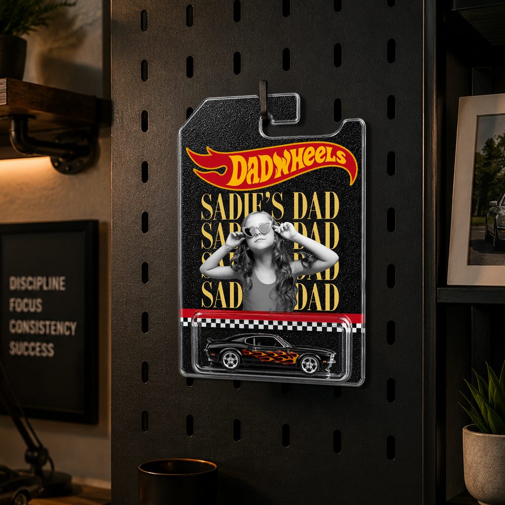 Personalized Vintage Photo Toy Car Gift for Dad Father's Day HN590 - Hot Wheels GradoCreations