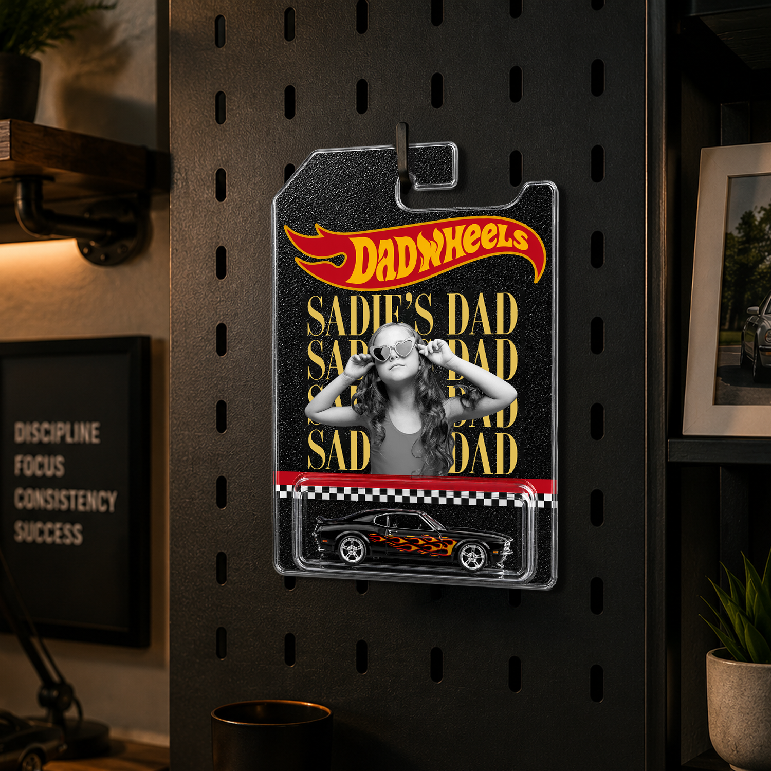 Personalized Vintage Photo Toy Car Gift for Dad Father's Day HN590 - Hot Wheels GradoCreations