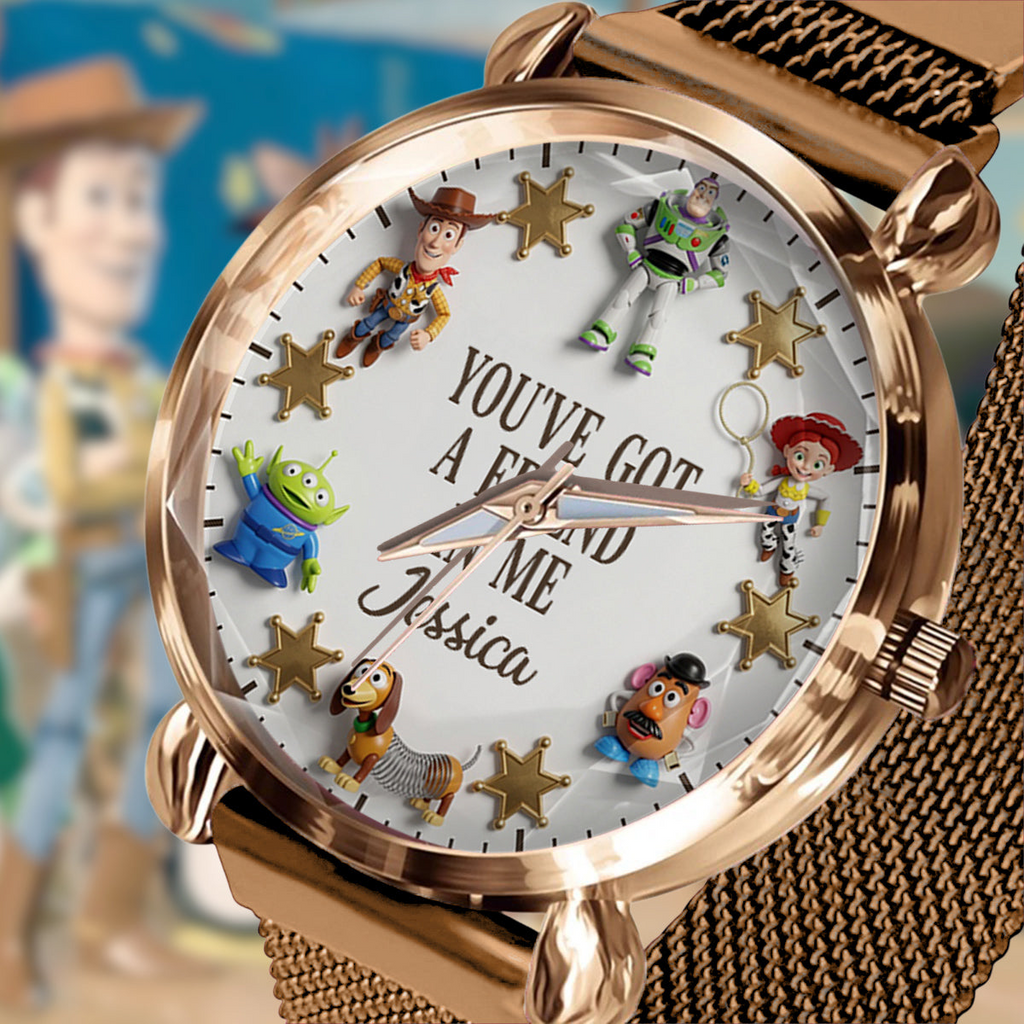 Personalized Cowboy Movie Women Hand Watch Custom Name Gift for Her