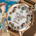 Personalized Cowboy Movie Women Hand Watch Custom Name Gift for Her