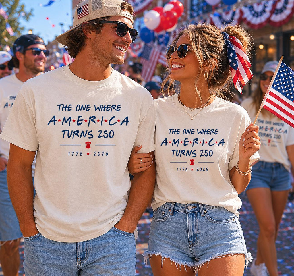 Personalized 250th Anniversary Independence Day T-Shirt Gift Gearment Shirt GradoCreations