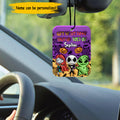 Personalized Halloween Air Freshener Custom Name Gift Rectangle Air Freshener GradoCreations