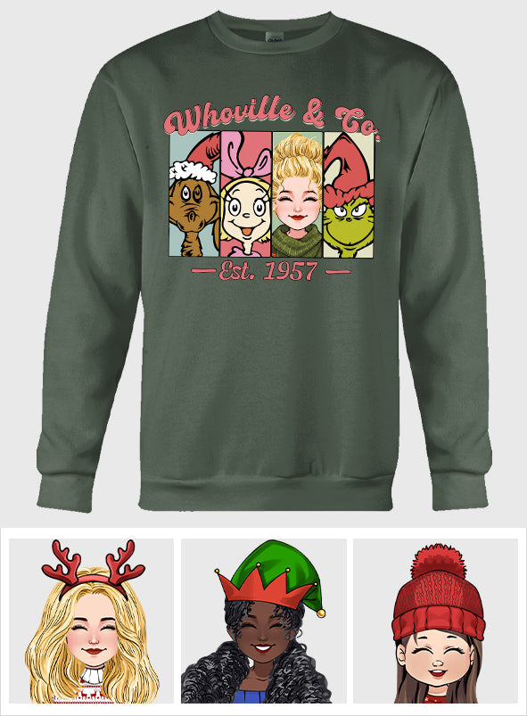 Personalized Whoville & Co. Christmas All Over Shirt Gift All Over Shirt GradoCreations