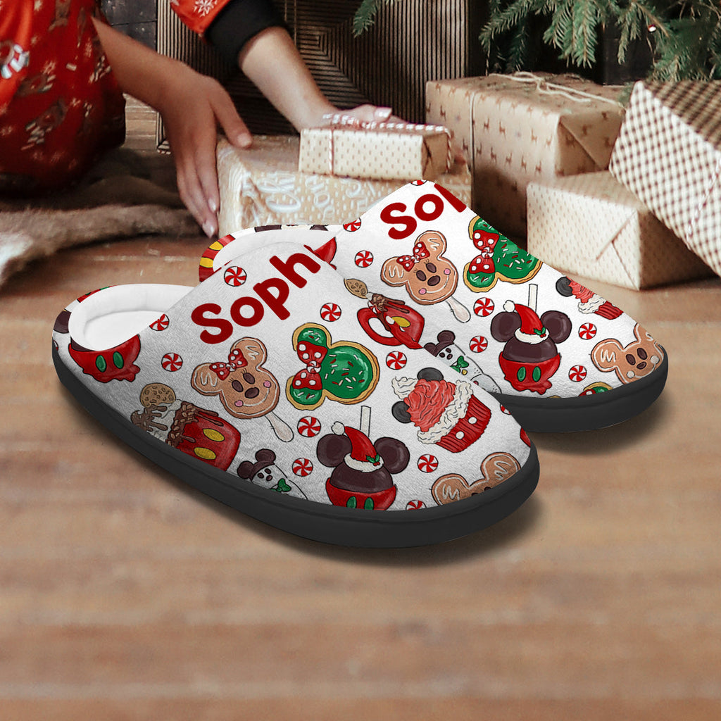 Personalized Cozy Slippers with Custom Design for Kids and Adults Slippers GradoCreations