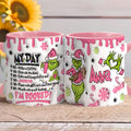 Personalized Christmas Accent Mug with Grinch Design for Hot Cocoa Accent Mug GradoCreations