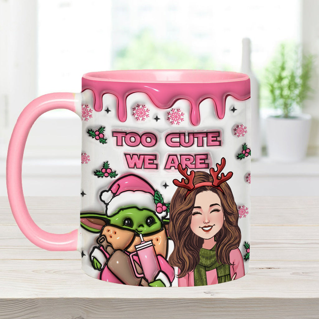 Personalized Cute Accent Mug Custom Name Gift for Mom Accent Mug GradoCreations