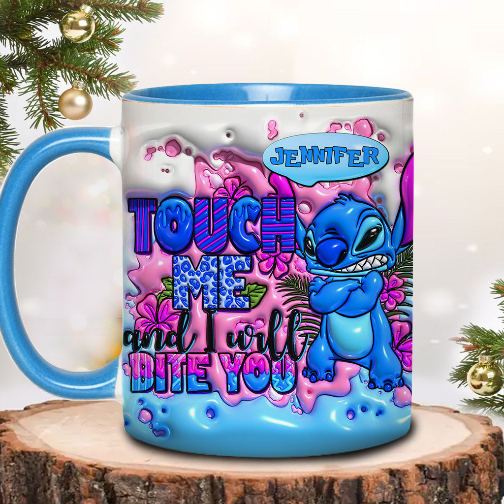 Personalized Ohana Accent Mug Custom Name Unique Gift Accent Mug GradoCreations