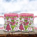 Personalized Grinch Accent Mug Custom Name Holiday Gift Accent Mug GradoCreations