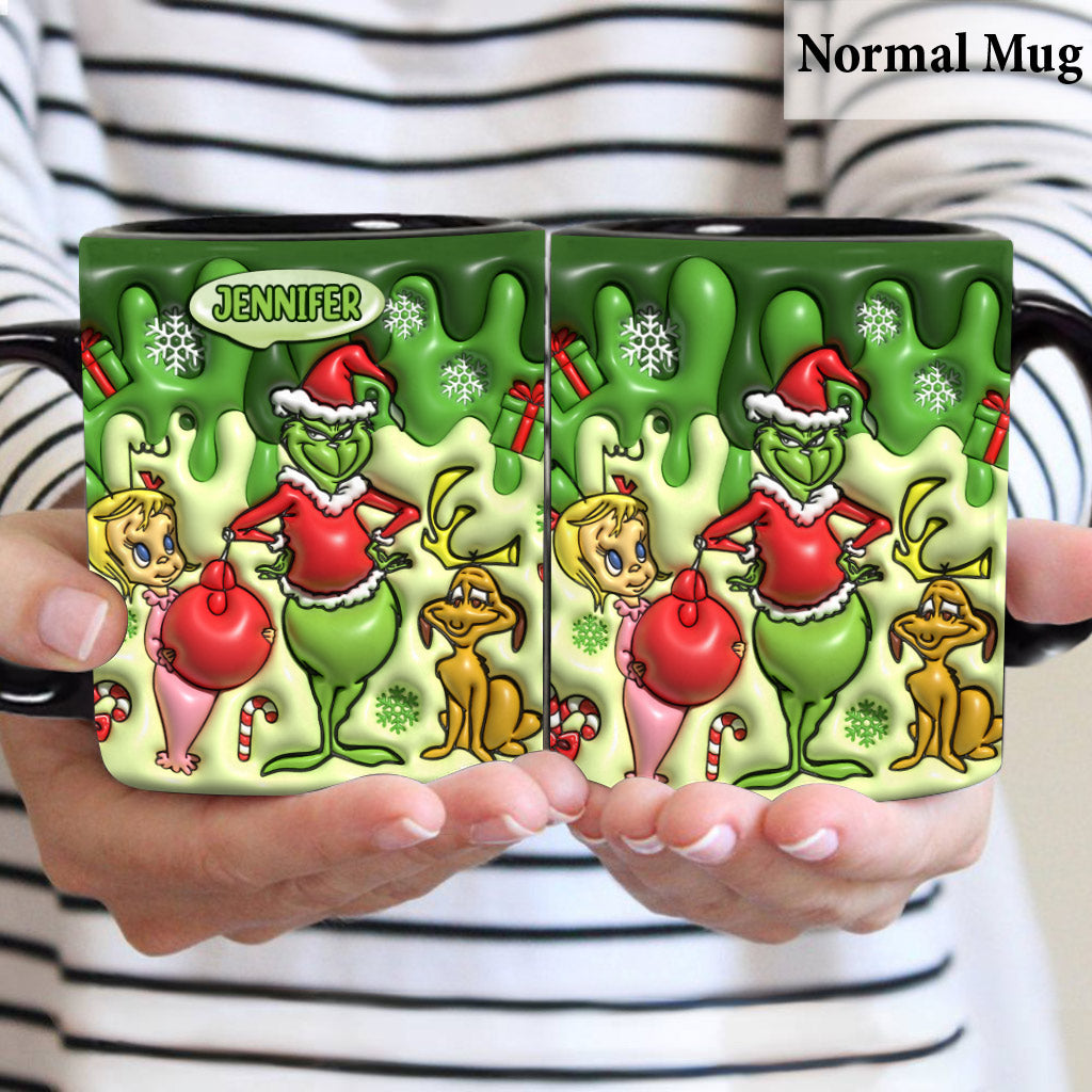 Personalized Merry Grinchmas Mug Custom Name Christmas Gift Mug GradoCreations