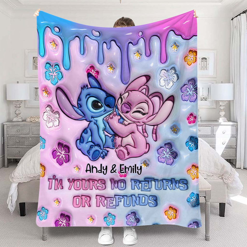 Personalized Ohana Blanket Custom Name Gift for Couples Blanket GradoCreations