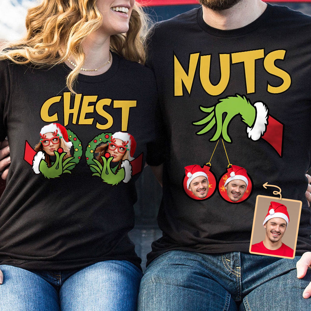 Personalized Grinchmas Christmas T-Shirt & Hoodie with Custom Name T-shirt & Hoodie GradoCreations