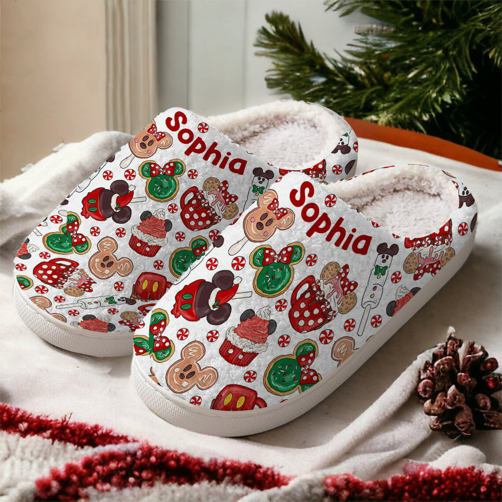 Personalized Cozy Slippers with Custom Design for Kids and Adults Slippers GradoCreations