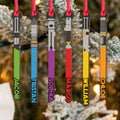 Personalized Star Wars Lightsaber Ornament Custom Name Christmas Gift One-sided Ornament GradoCreations