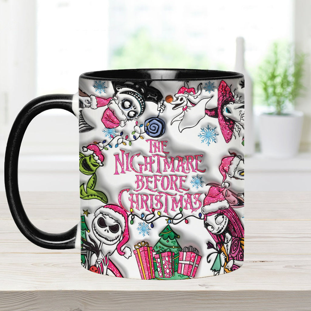 Personalized Nightmare Before Christmas Accent Mug Gift Accent Mug GradoCreations