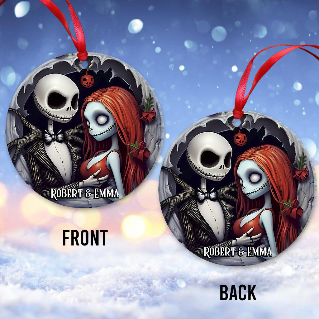 Personalized Nightmare Ornament Custom Name Holiday Gift Ornament GradoCreations