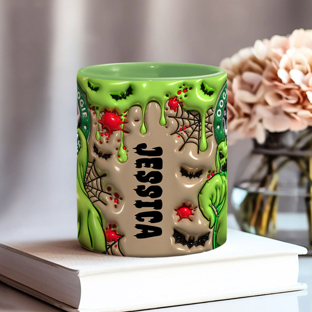 Personalized Grinch Accent Mug Custom Name Unique Christmas Gift Accent Mug GradoCreations