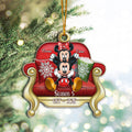 Personalized One-sided Mouse Ornament Custom Family Gift for Christmas One-sided Ornament GradoCreations