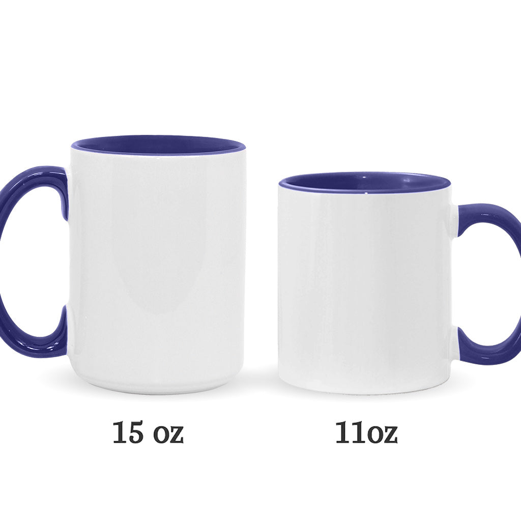 Personalized Nightmare Accent Mug Custom Name Gift for Halloween Accent Mug GradoCreations
