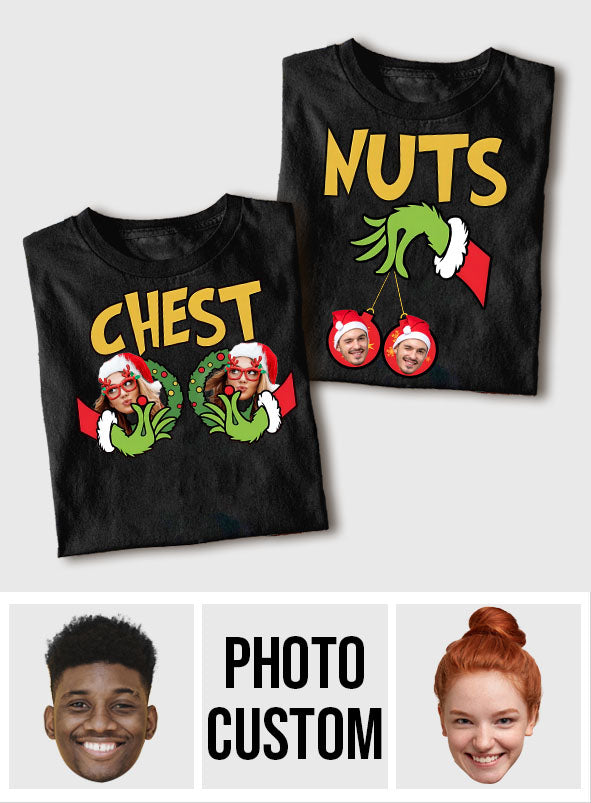 Personalized Grinchmas Christmas T-Shirt & Hoodie with Custom Name T-shirt & Hoodie GradoCreations