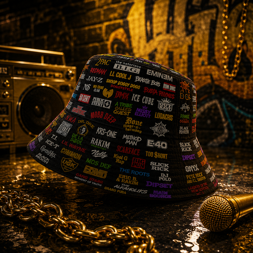 80's & 90's Hip Hop Bucket Hat Unisex Summer Fashion Cap GradoCreations