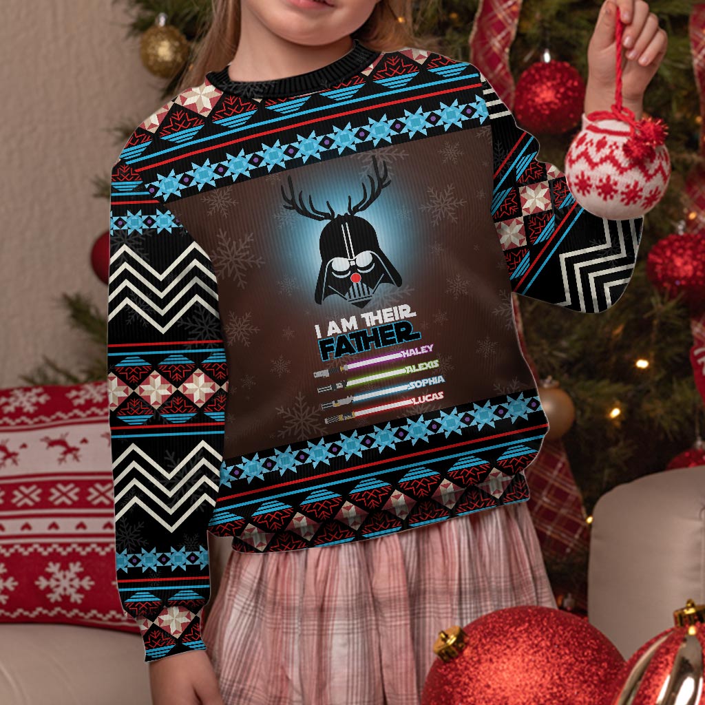 Personalized I Am Their Father Sweater Custom Family Gift Sweater GradoCreations