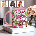 Personalized Grinch Accent Mug Custom Name Christmas Gift Accent Mug GradoCreations