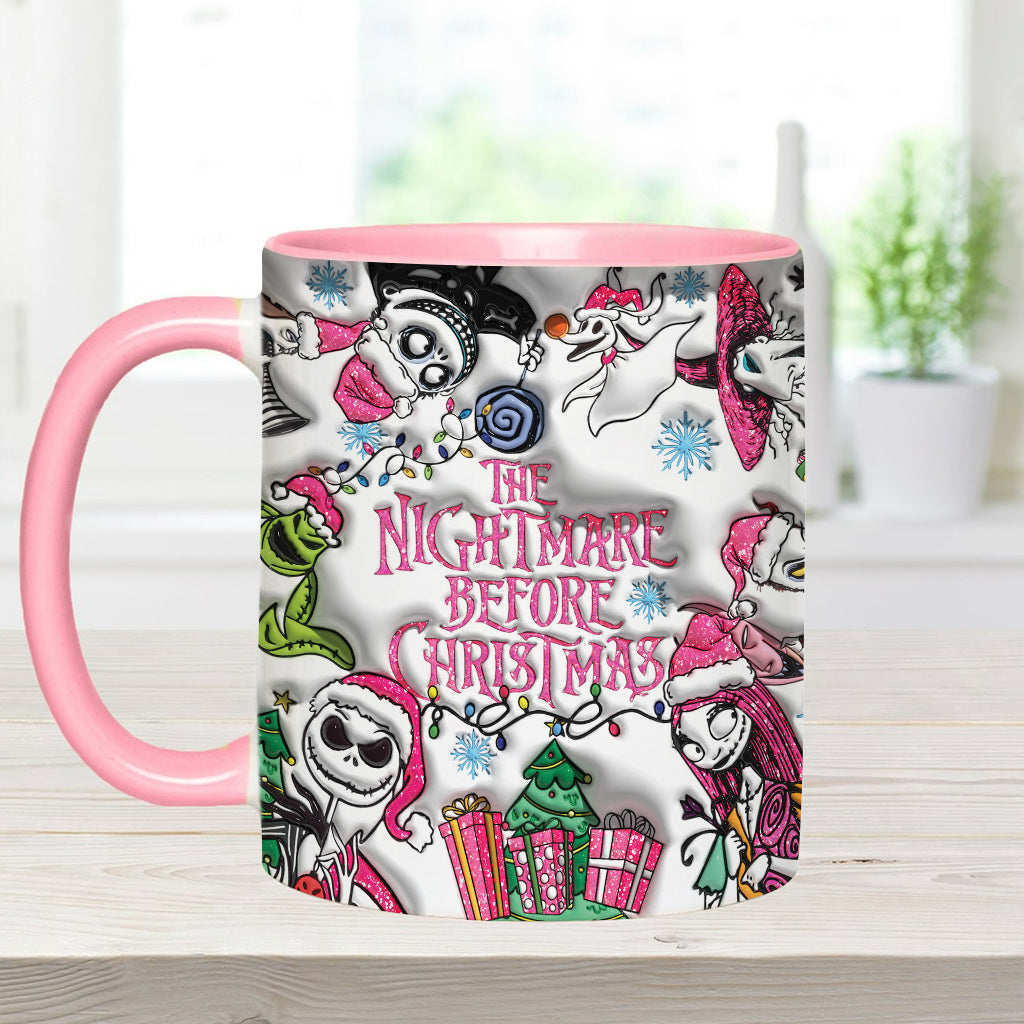 Personalized Nightmare Before Christmas Accent Mug Gift Accent Mug GradoCreations