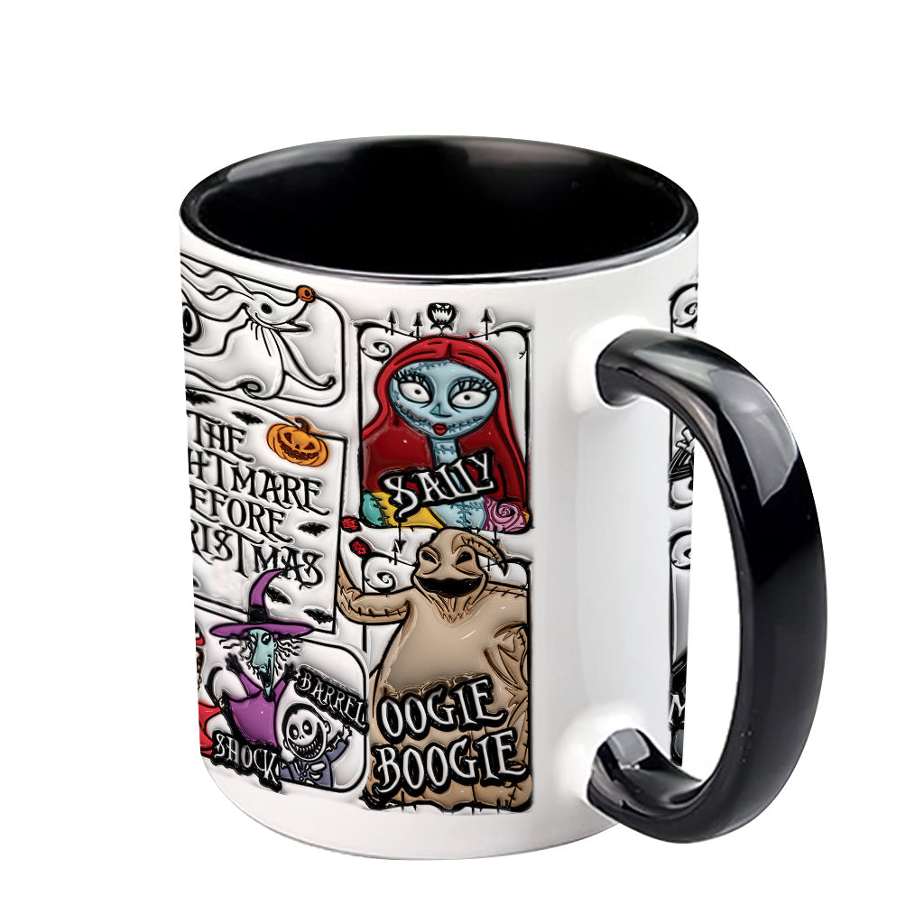 Personalized Nightmare Before Christmas Accent Mug Gift Idea Accent Mug GradoCreations