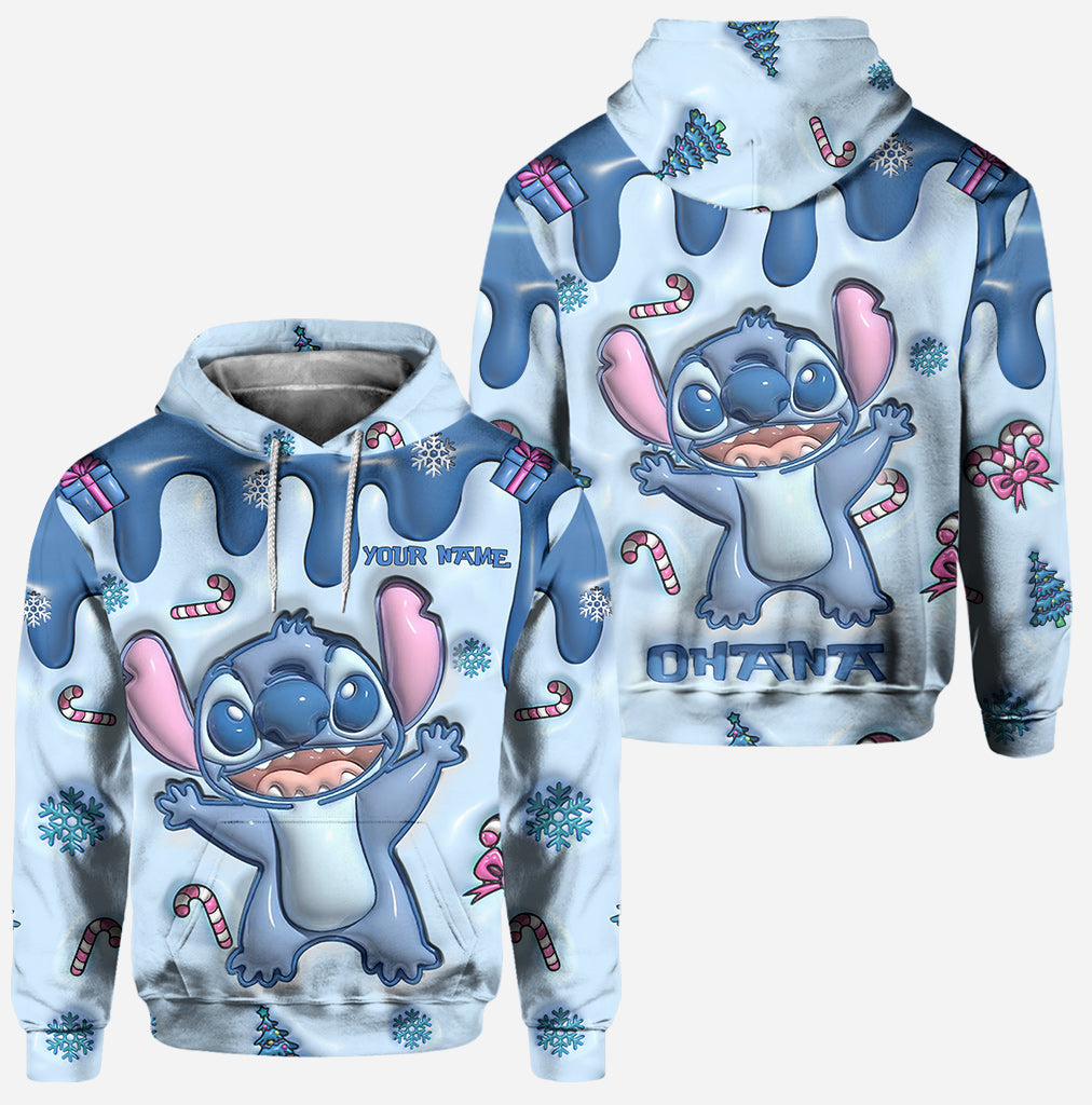 Personalized Ohana Hoodie and Leggings Set Custom Name Gift Hoodie & Leggings GradoCreations