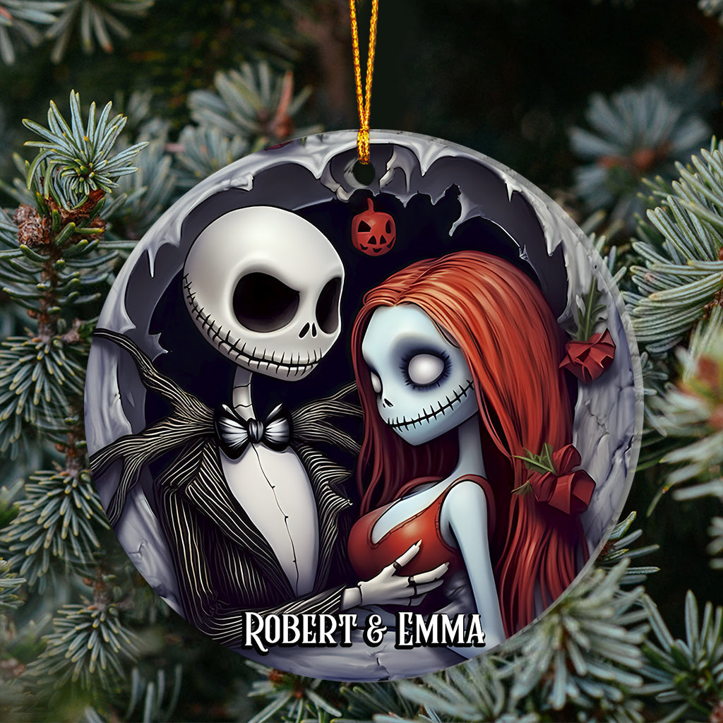 Personalized Nightmare Ornament Custom Name Holiday Gift Ornament GradoCreations