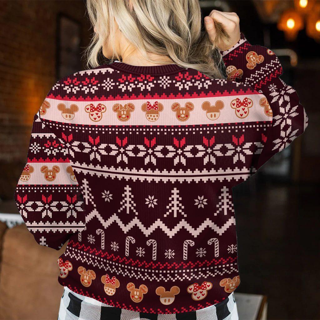 Personalized Merry Christmas Mouse Sweater Gift for Her Sweater GradoCreations
