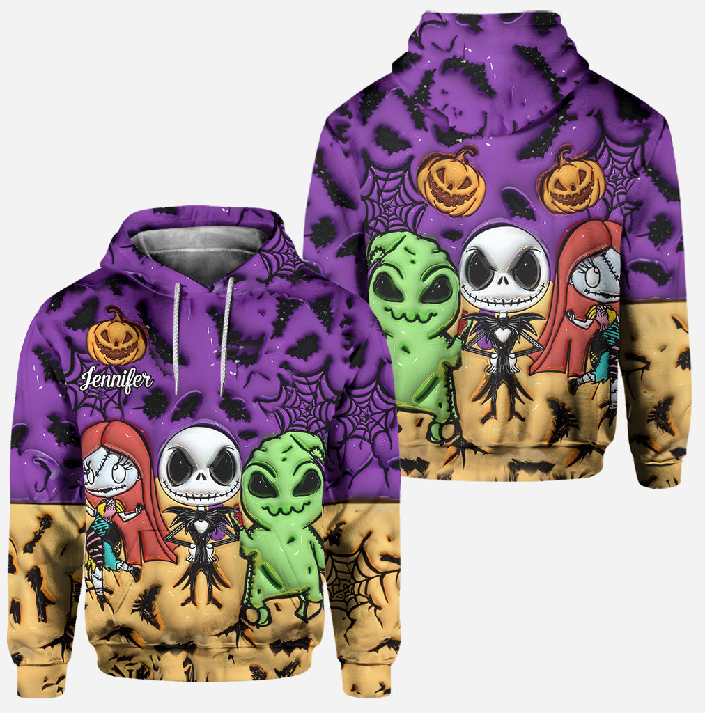 Personalized Nightmare Hoodie and Leggings Set for Halloween Hoodie & Leggings GradoCreations