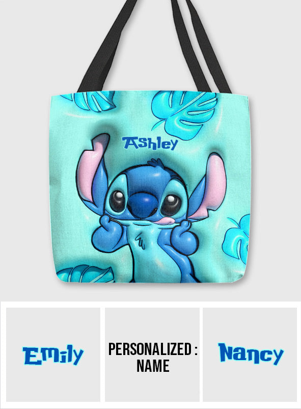 Personalized Ohana Tote Bag Custom Name Unique Gift Tote Bag GradoCreations