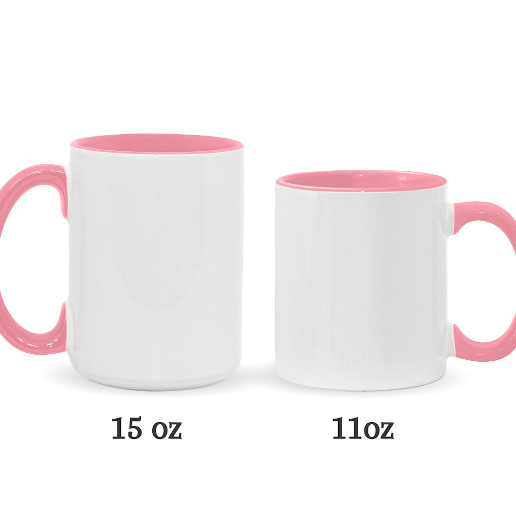 Personalized Pink Minnie Mouse Accent Mug with Custom Name Gift Accent Mug GradoCreations