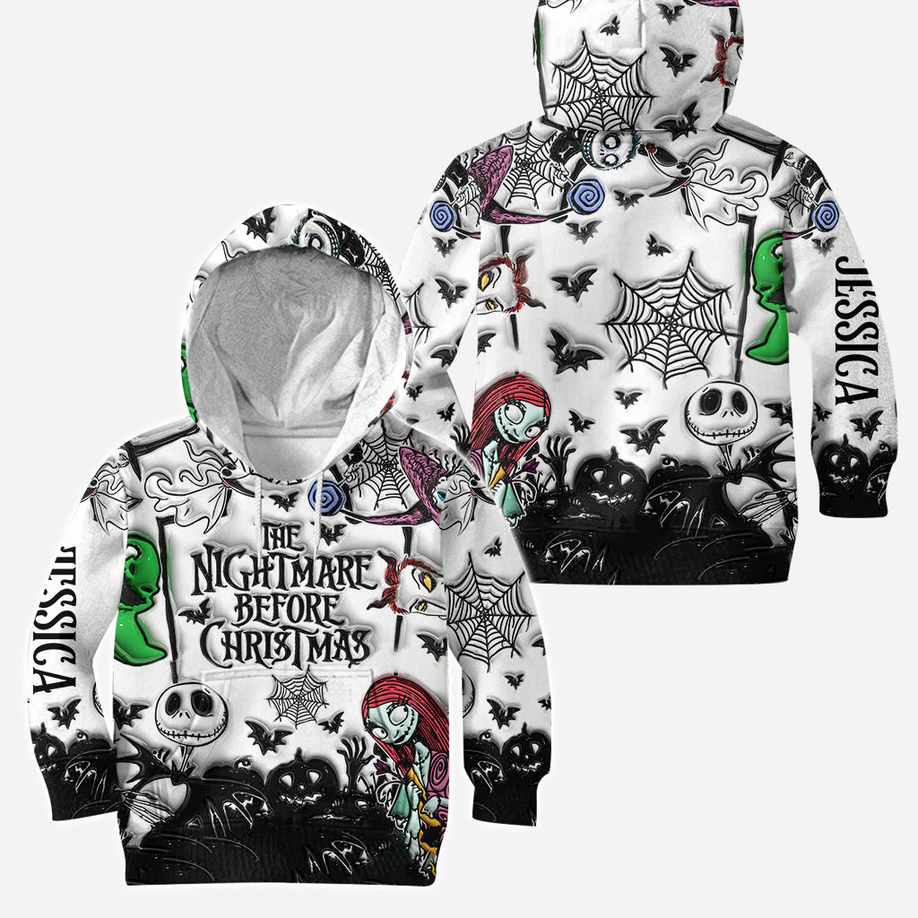 Personalized Nightmare Before Christmas Hoodie & Leggings Set Hoodie & Leggings GradoCreations